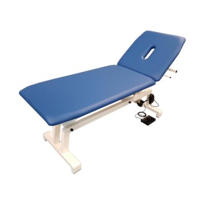 Camilla de tratamiento eléctrica de altura ajustable - Azul