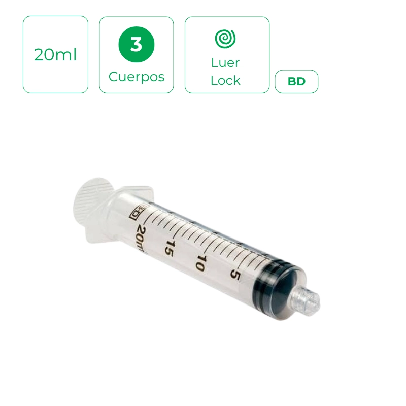 Jeringa Plastipak Luer Lock 20ml