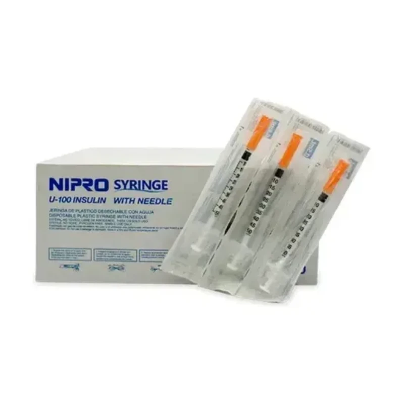 Jeringa NIPRO insulina con aguja – 0,5ml