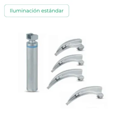 Kit Laringoscopio de 4 Palas NAISAL - Iluminación estándar