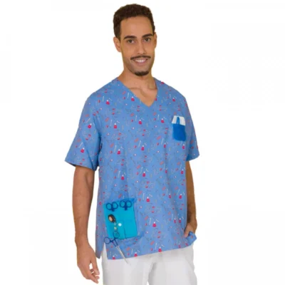 Blusón microfibra Símbolos Médicos