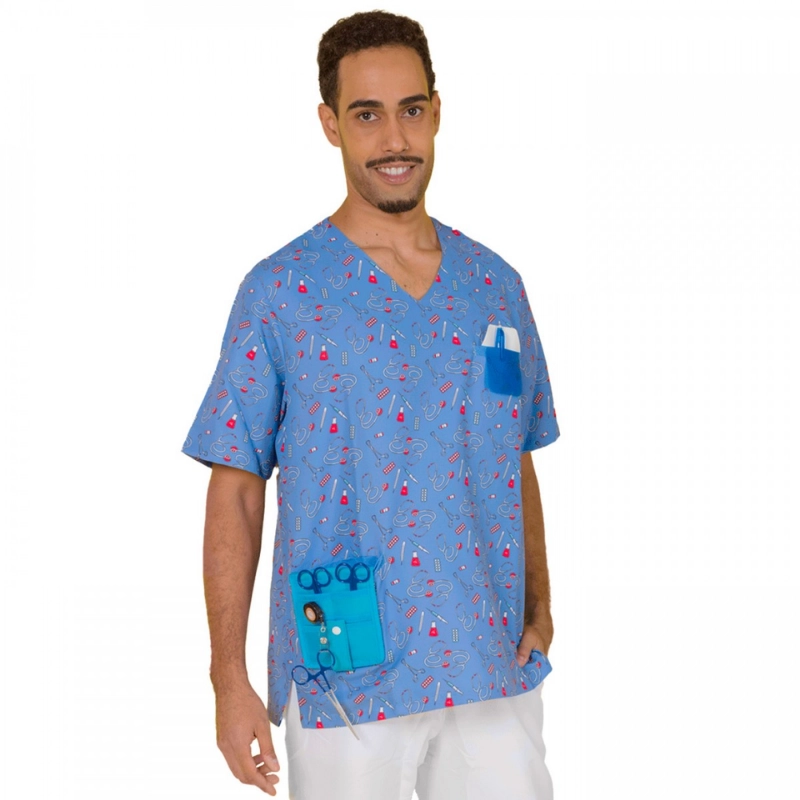 Blusón microfibra Símbolos Médicos