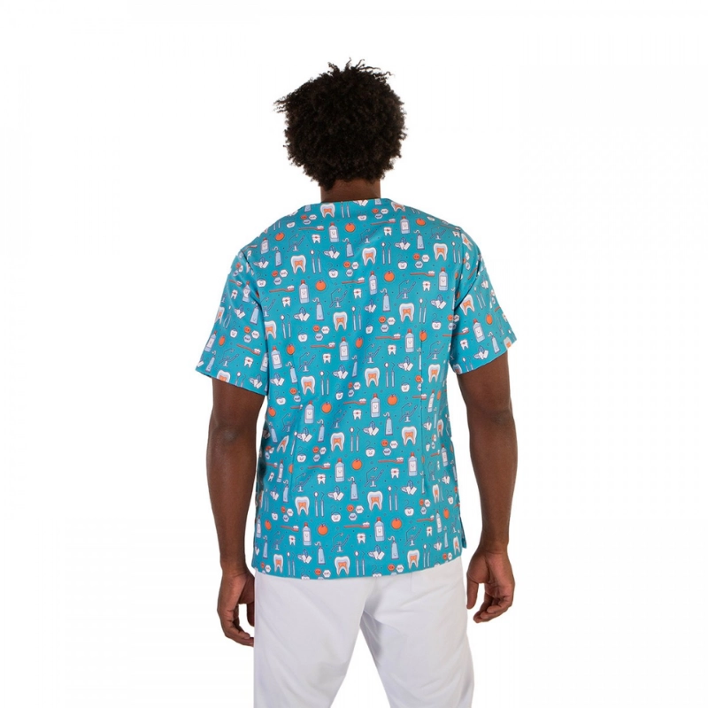 Blusón unisex microfibra estampado Muelas