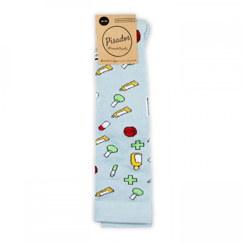 Calcetines compresivos estampados Farmacia