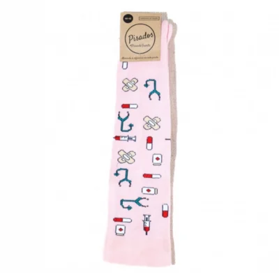 Calcetines compresivos estampados Pink Healthy Tools
