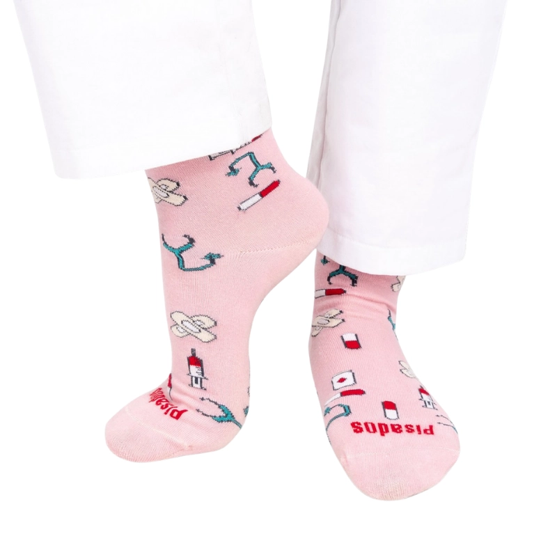 Calcetines compresivos estampados Pink Healthy Tools - Imagen 4