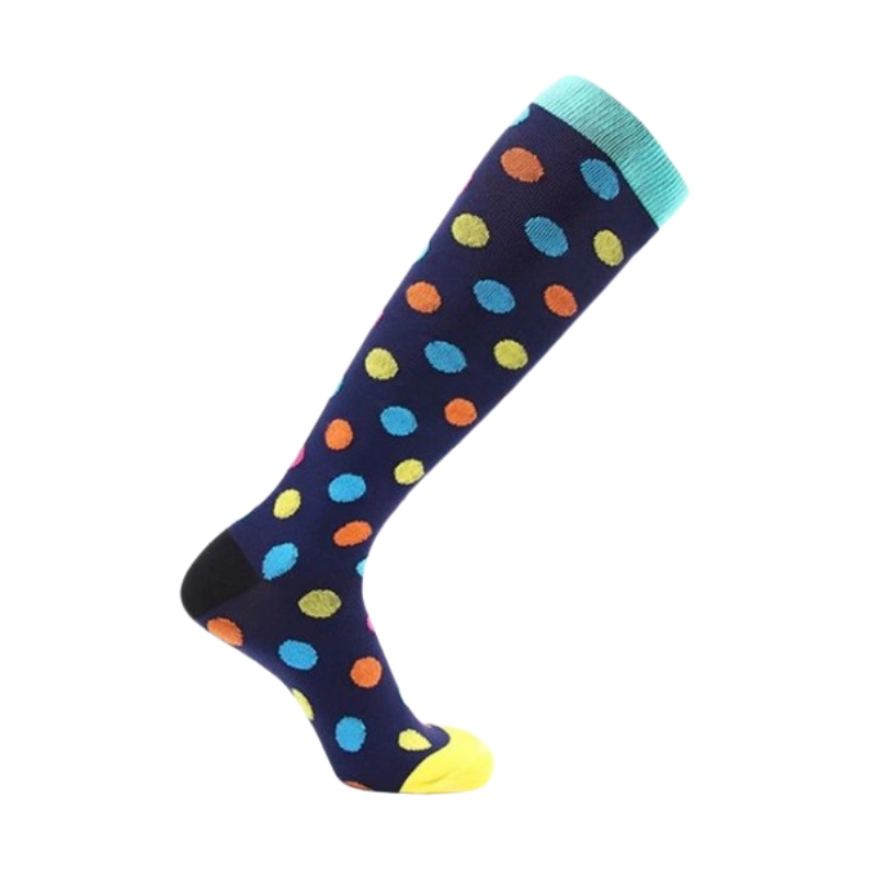 Calcetines compresivos para enfermeras y sanitarios COLORFUL