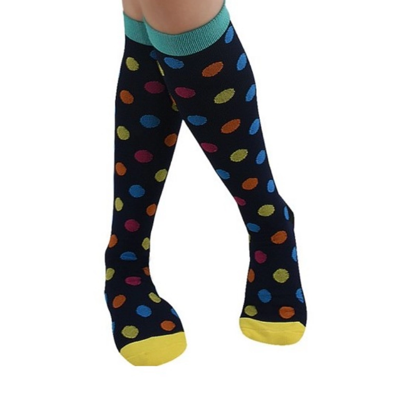 Calcetines compresivos para enfermeras y sanitarios estampado COLORFUL - Imagen 2