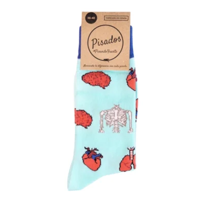 Calcetines sanitarios estampados Anatomía