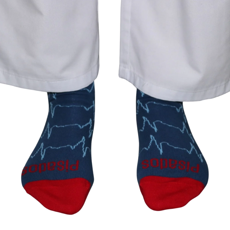 Calcetines sanitarios estampados Pulsaciones