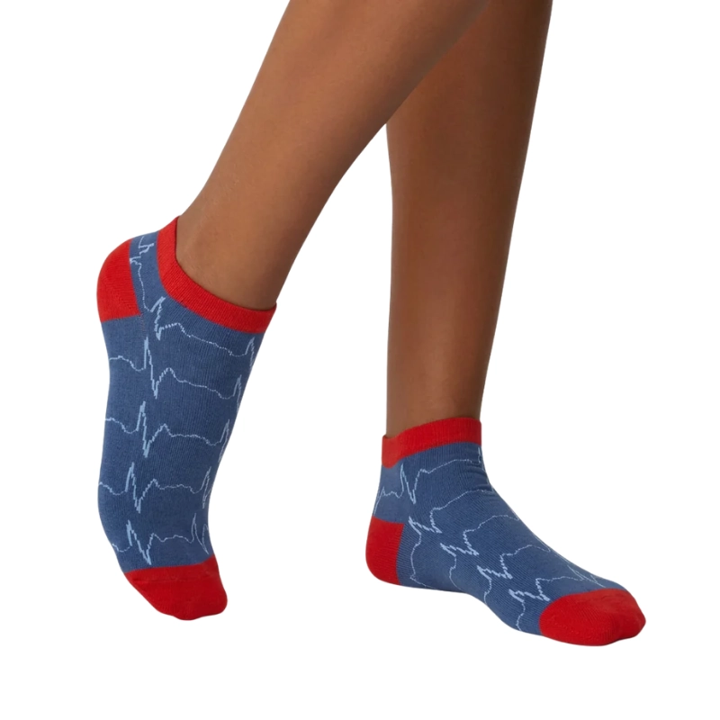 Calcetines tobilleros estampados Pulsaciones