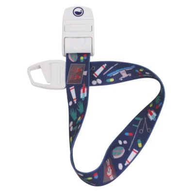 Torniquete de tela elástica estampado Instrumental marino