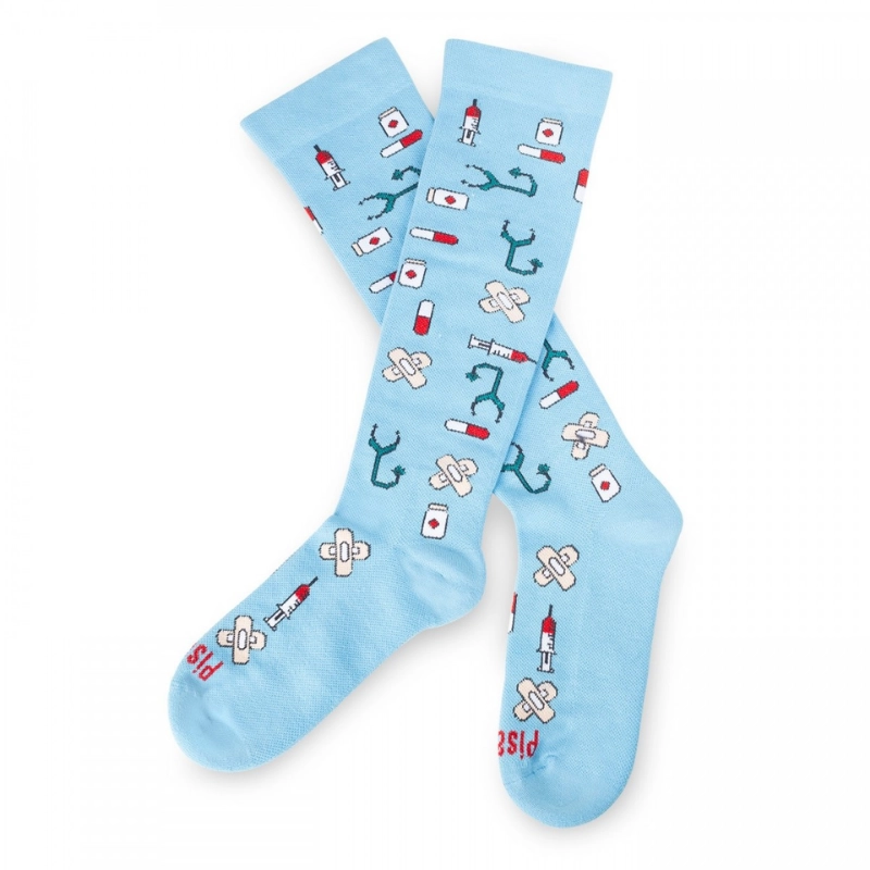 Calcetines compresivos estampados - Blue healthy Tools - Imagen 3