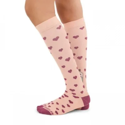 calcetines compresivos estampados besitos