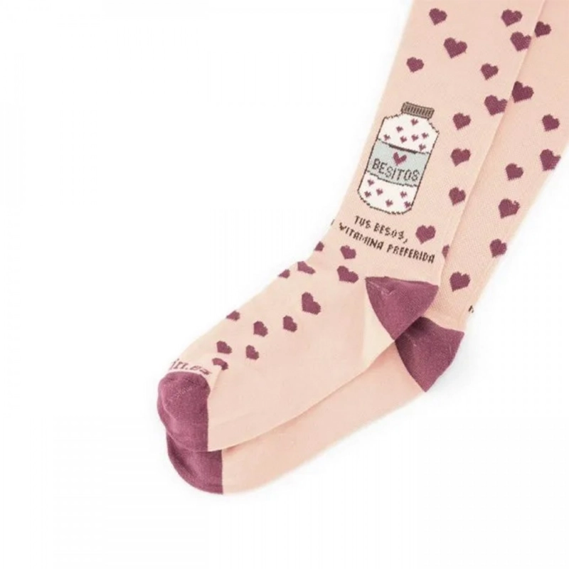 Calcetines compresivos estampados Besitos - Imagen 3
