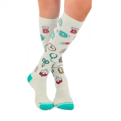 calcetines de compresión estampados ABC Médico