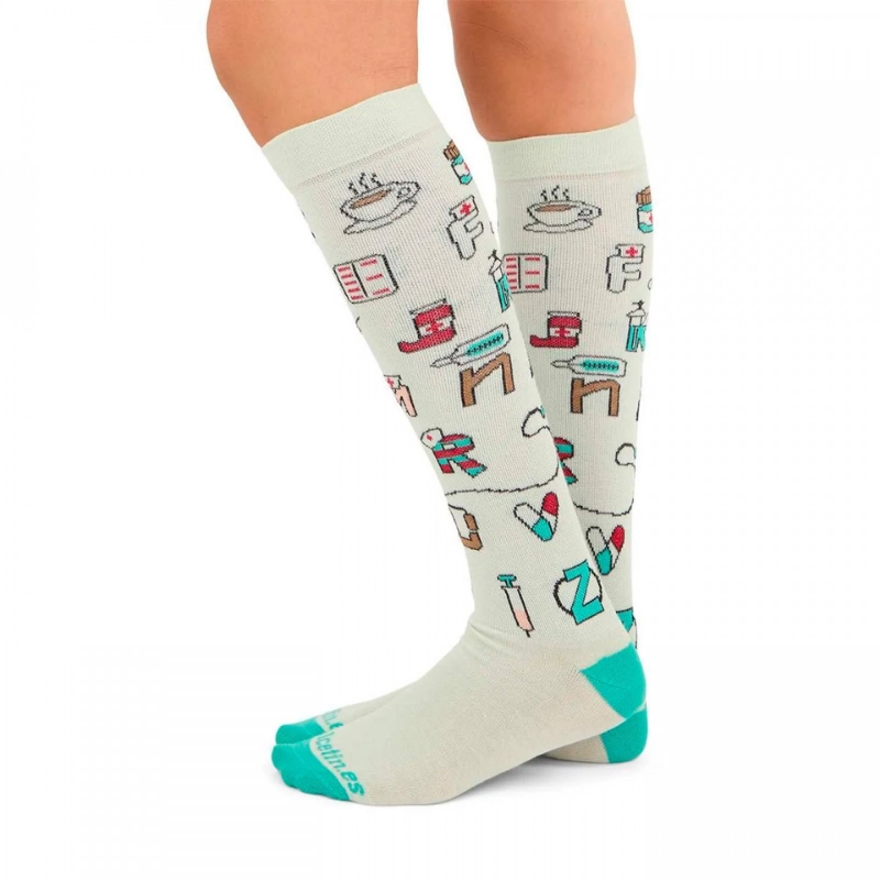 Calcetines compresivos estampados ABC Médico - Imagen 2