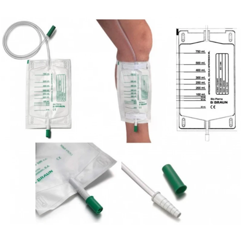 Bolsas colectoras de orina BIO PIERNA caja 30U 750ml.