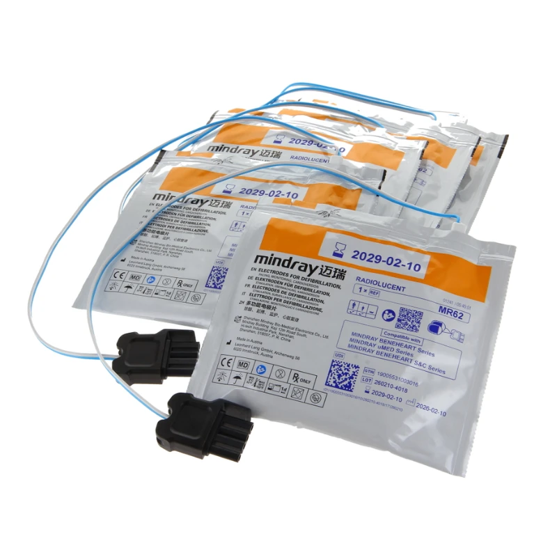 Electrodos adultopediátrico Mindray BeneHeart MR62