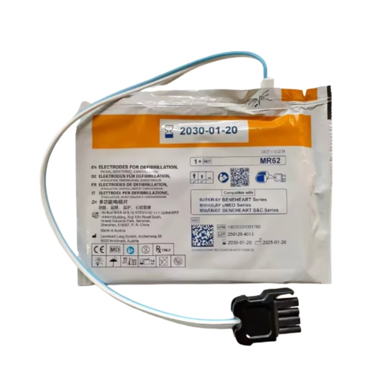 Electrodos adultopediátrico Mindray BeneHeart MR62