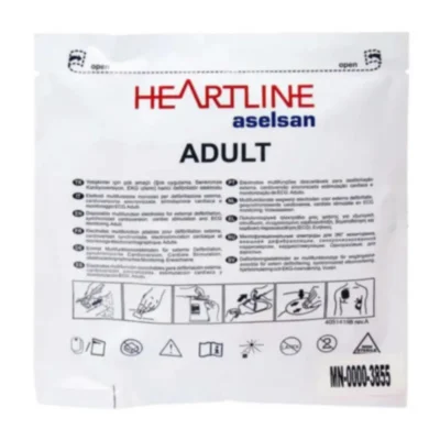 Electrodos desechables para adultos ASELSAN Heartline AED