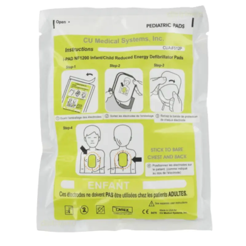 Electrodos pediátricos CU Medical i-PAD NF-1200