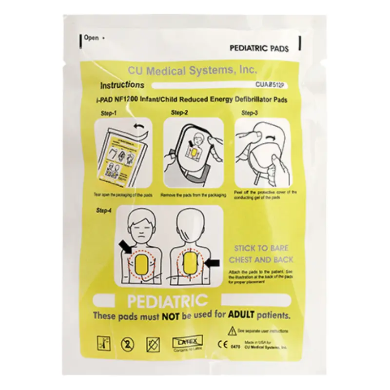 Electrodos pediátricos CU Medical i-PAD NF-1200