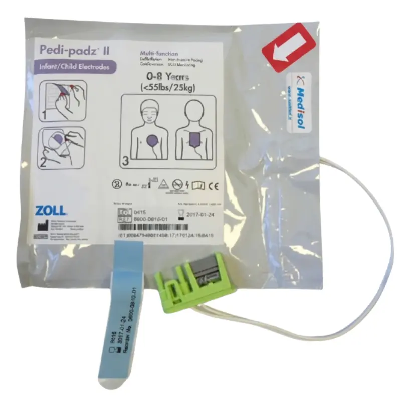 Electrodos pediátricos ZOLL Pedi-padz II