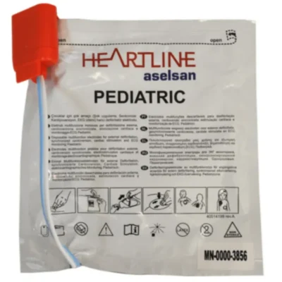 Electrodos pediátricos desechables ASELSAN Heartline AED