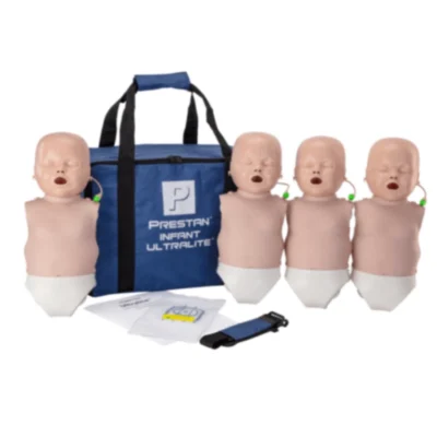 Kit de 4 maniquíes de RCP para bebés Prestan Ultralite (color claro)