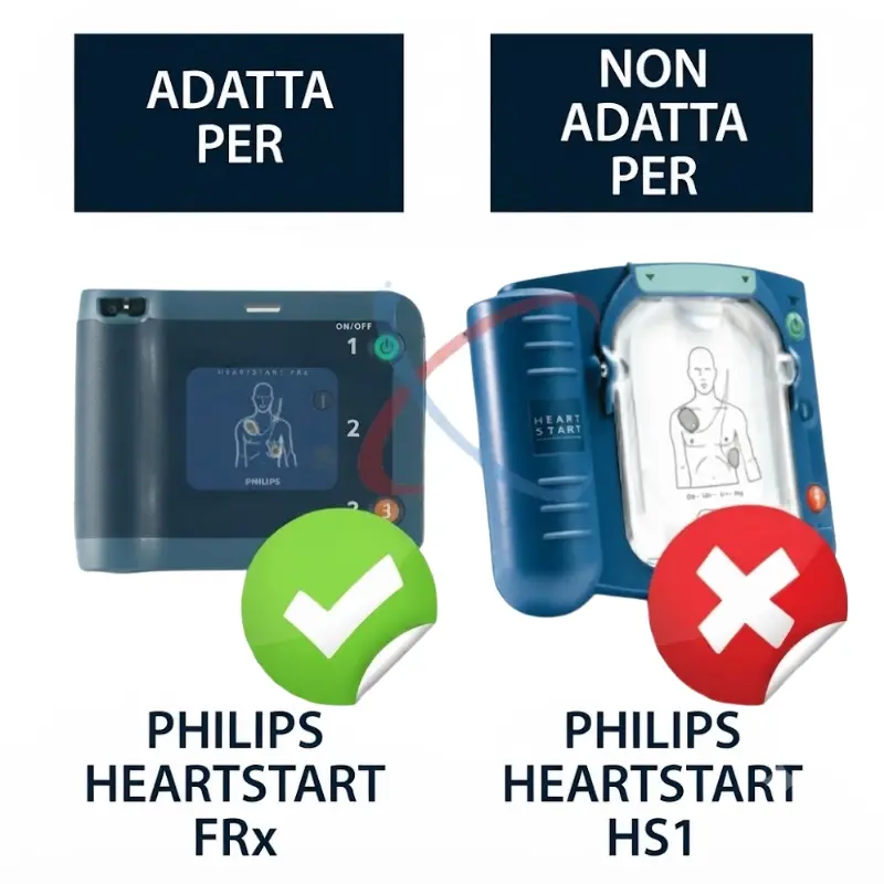 Llave pediátrica Philips Heartstart FRx