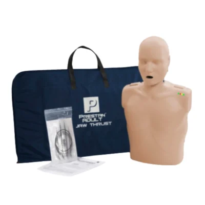 Maniquí de RCP Prestan Adulto subluxación mandibular (Color Claro)