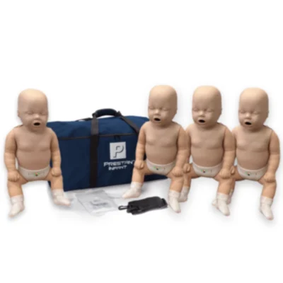 Maniquíes de reanimación para bebés Prestan 4 uds. (color claro)