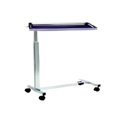 Mesa para Instrumental Acero Cromado Modelo Mayo de Elevación mecánica MIN107