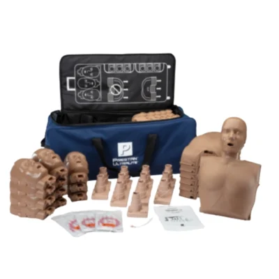 Pack de 12 maniquíes de RCP Prestan Ultralite (color oscuro)