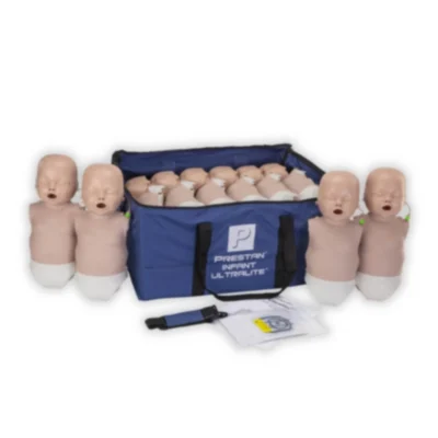 Pack de 12 maniquíes de RCP para bebés Prestan Ultralite (color claro)