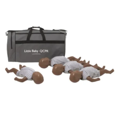 Pack de 4 maniquíes Laerdal Little Baby QCPR (Piel oscura)