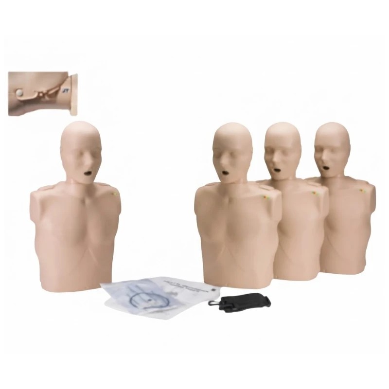 Pack de 4 maniquíes de RCP Prestan Subluxación Mandibular (color claro)