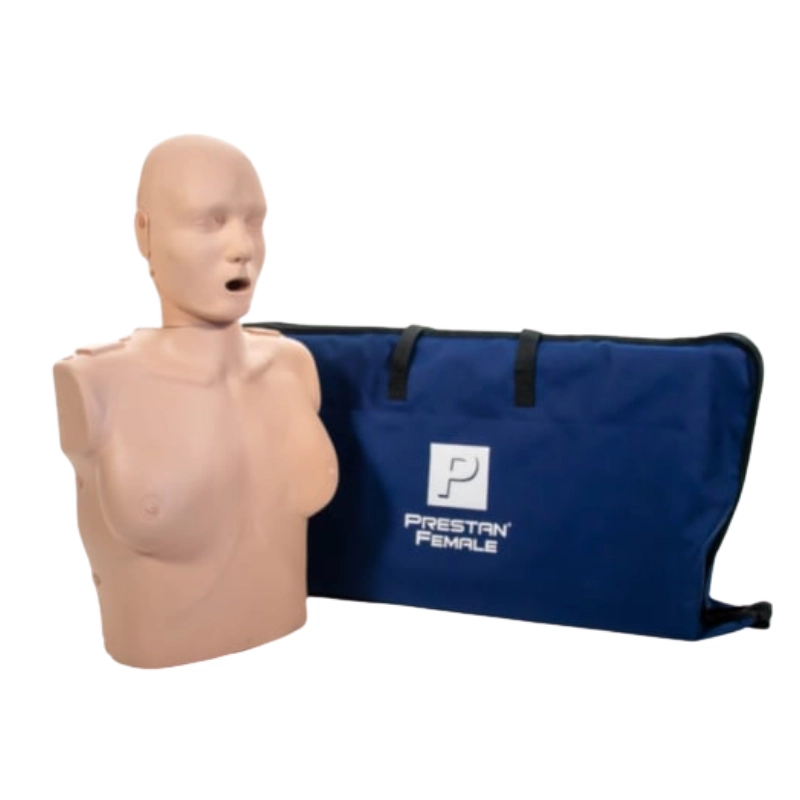 Pack de 4 maniquíes femeninos de RCP Prestan Professional (oscuro)