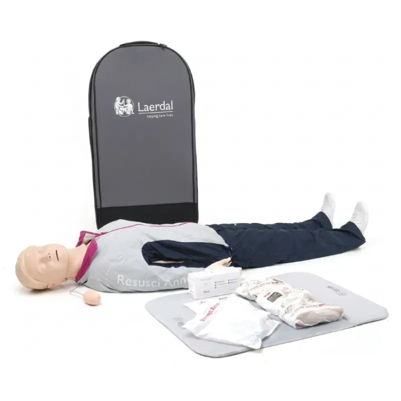 Resusci Anne con QCPR de Laerdal (Cuerpo completo con maleta)