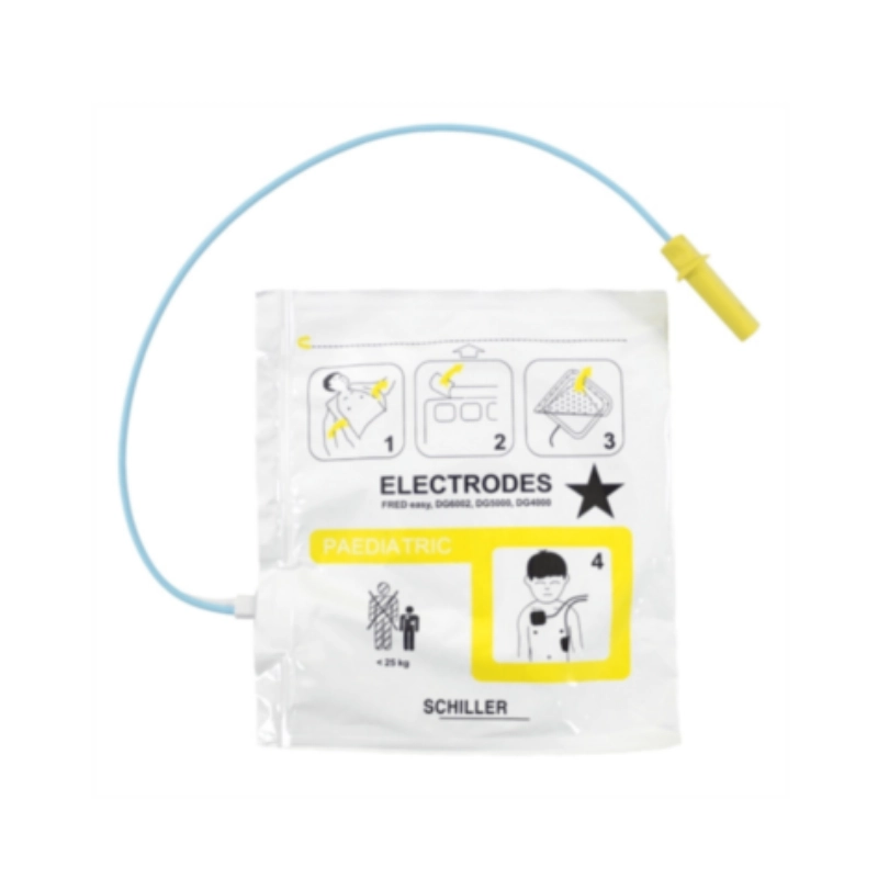 Schiller Fred Easy electrodos pediátricos