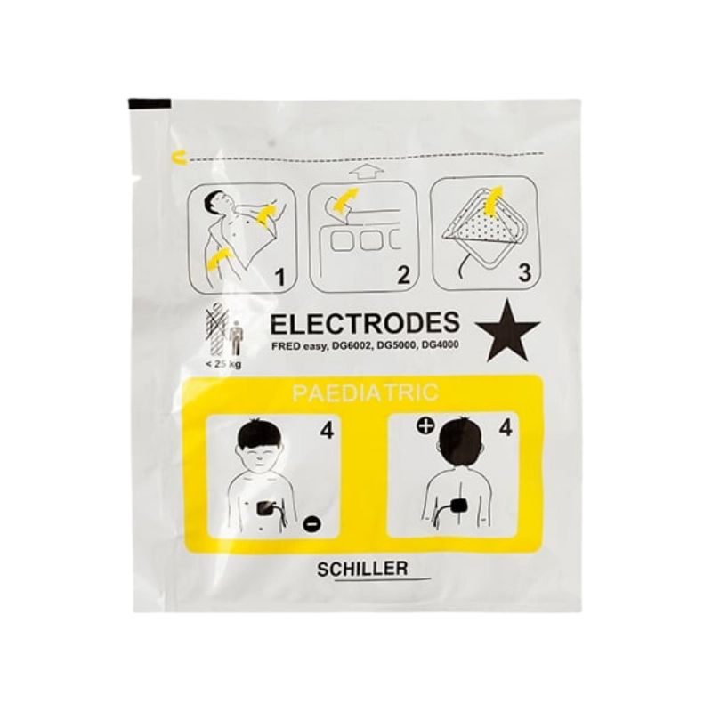 Schiller Fred Easy electrodos pediátricos