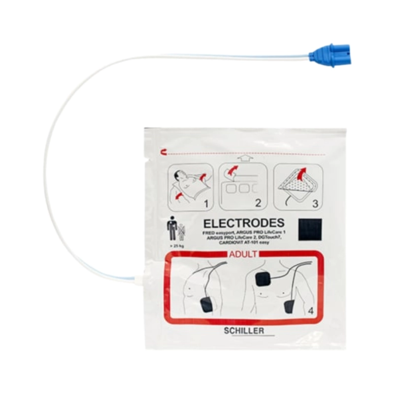 Schiller Fred Easyport electrodos adulto
