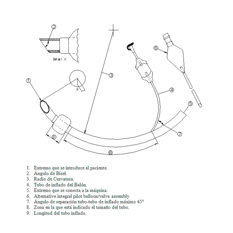 Tubo Endotraqueal Con Balón Unidix