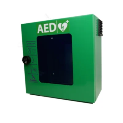 Vitrina de exterior para desfibrilador SmartCase con cerradura mecánica con código PIN Verde
