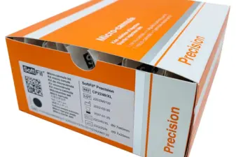 Caja de microcánulas de precisión SoftFil para tratamientos de medicina estética facial.
