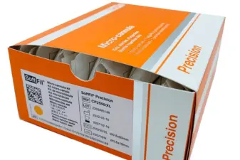 Caja de microcánulas de precisión SoftFil para tratamientos de medicina estética facial.