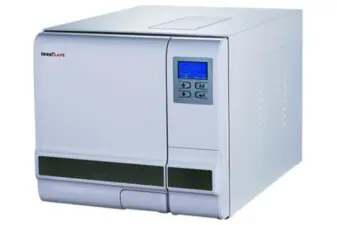 Autoclave Icanclave de clase B y 12 litros en color blanco con pantalla digital y panel de control lateral.