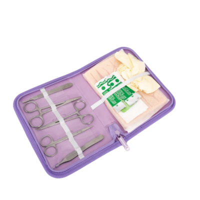 Kit de sutura para prácticas Care Collection morado