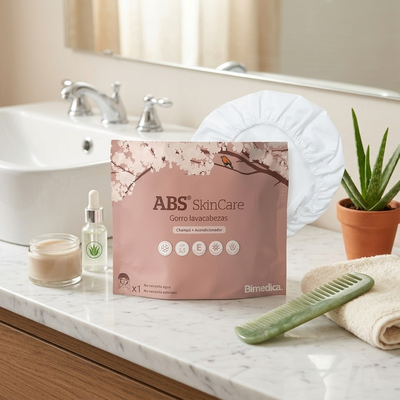 Gorro Lavacabezas ABS SkinCare de Bimedica (Champú + Acondicionador)